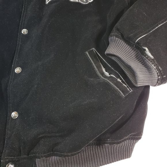 Vintage Avirex Men's Suede Bomber Jacket Sz 5X - Picture 2 of 8